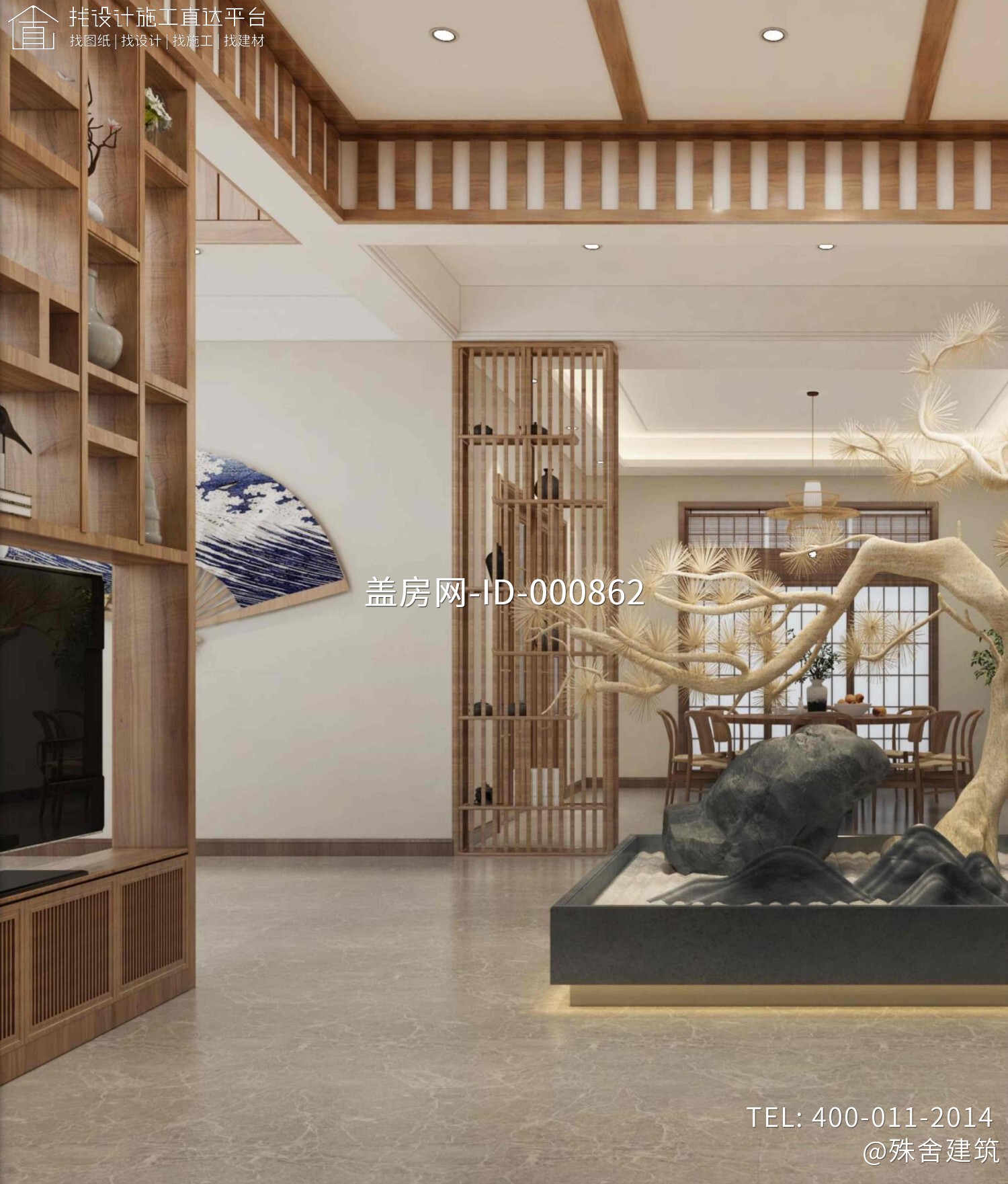 安徽黄山方家新中式别墅图纸