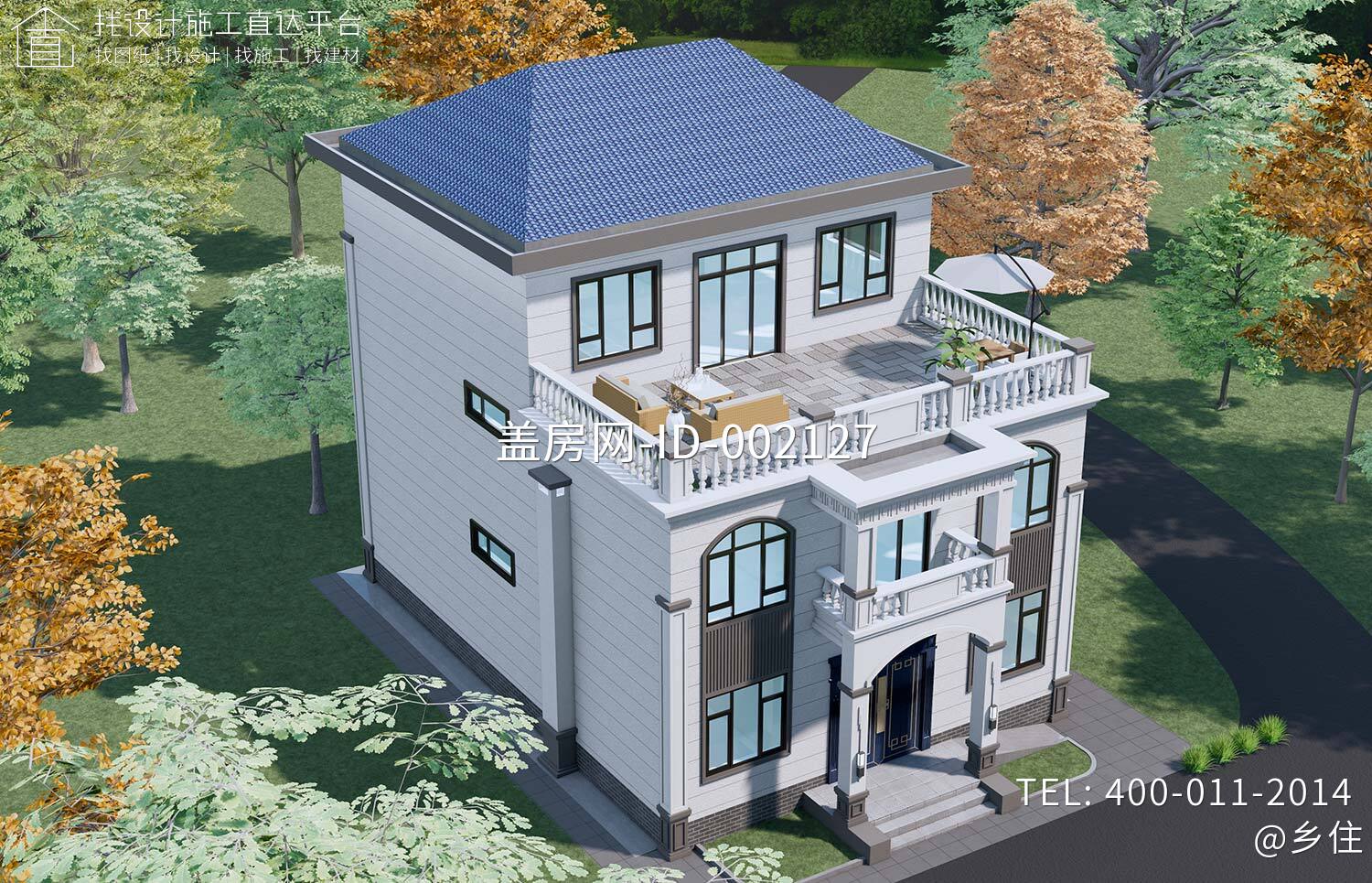 湖南永州陈家三层欧式自建别墅