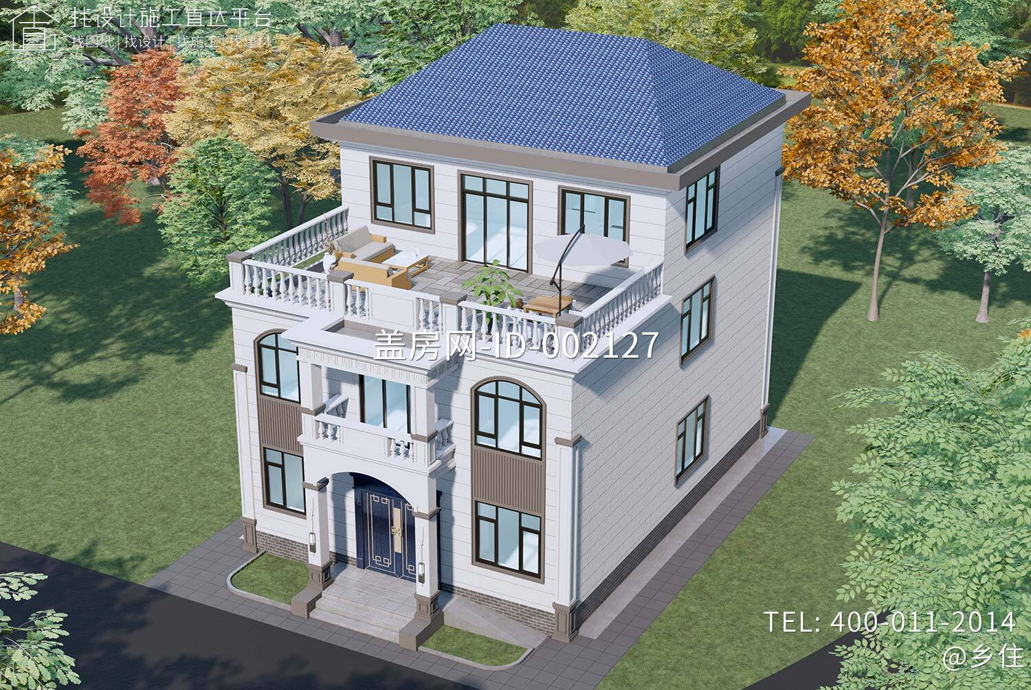 湖南永州陈家三层欧式自建别墅