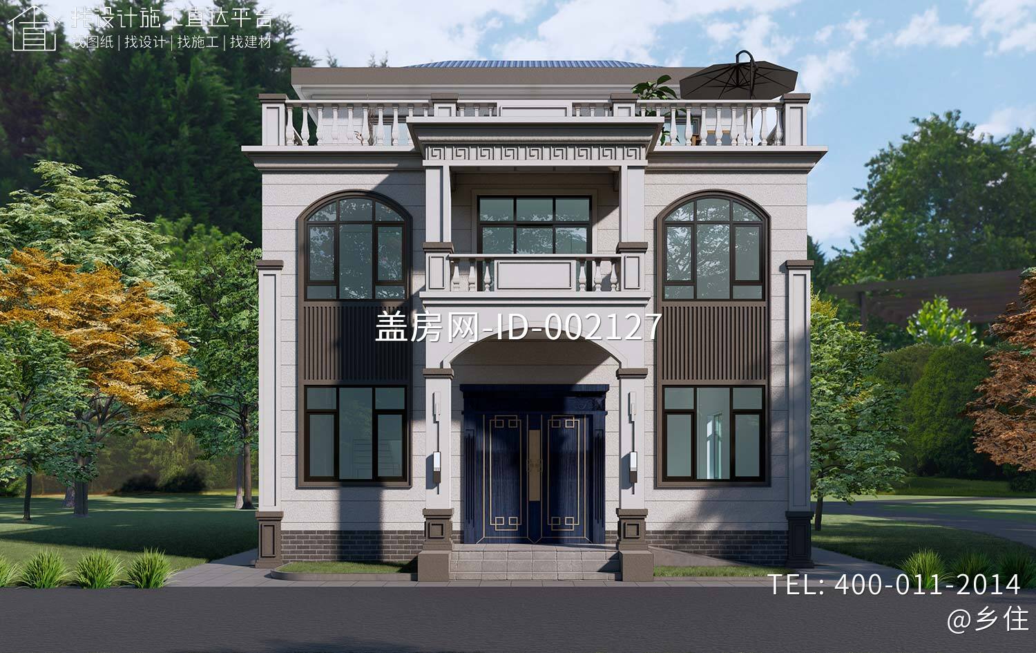 湖南永州陈家三层欧式自建别墅