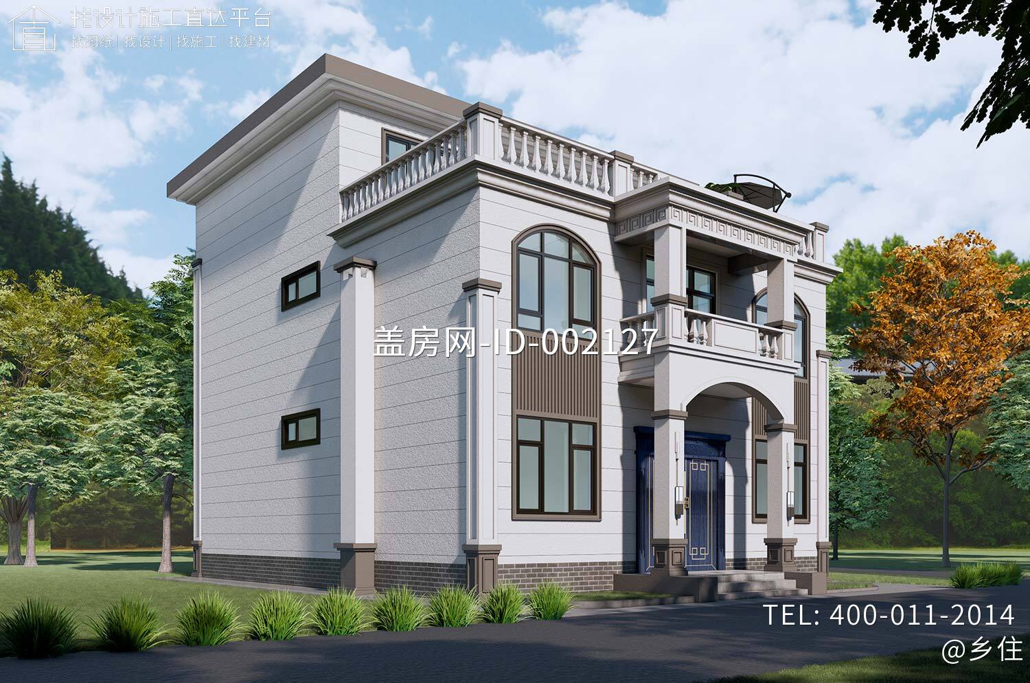 湖南永州陈家三层欧式自建别墅