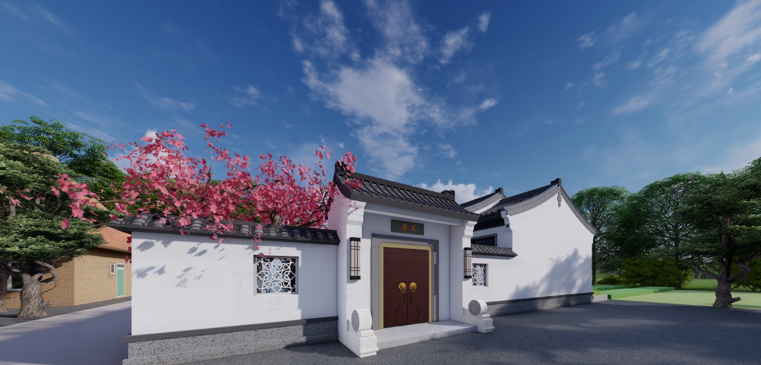 湖北天门彭家中式宅院