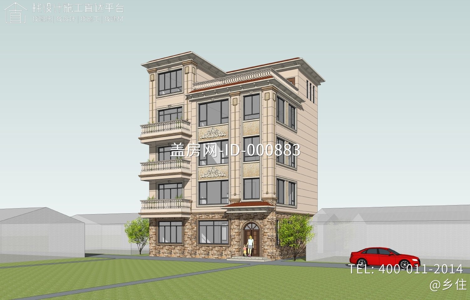 广东湛江陈家欧式别墅图纸