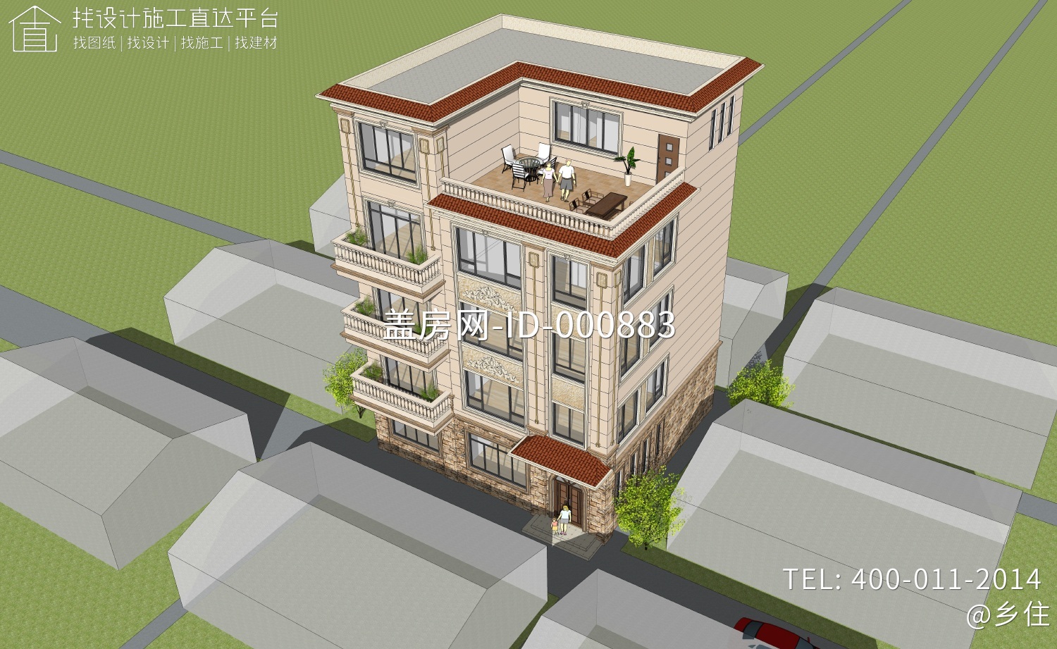 广东湛江陈家欧式别墅图纸