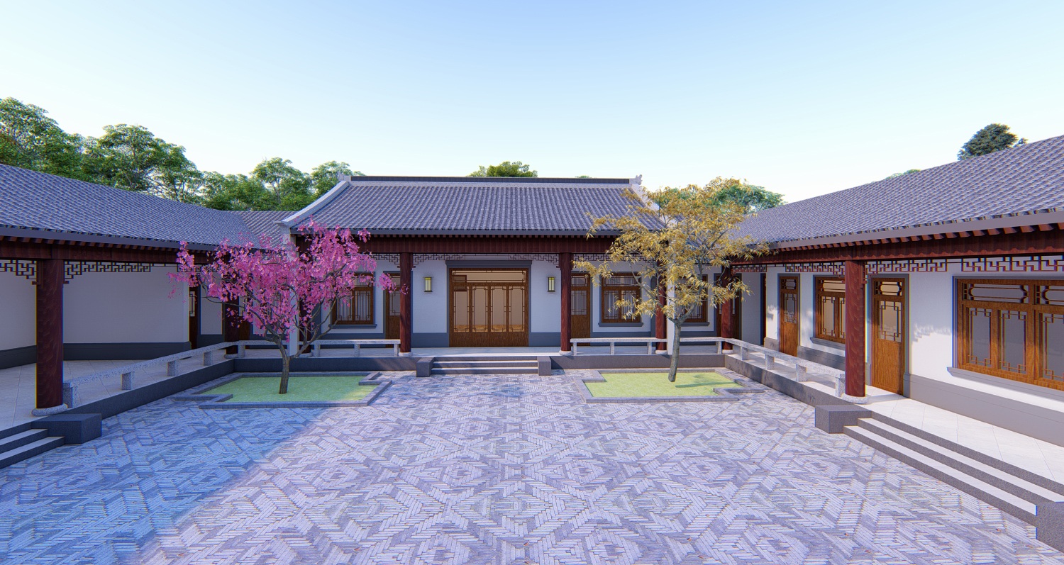 四川成都钟家中式四合院