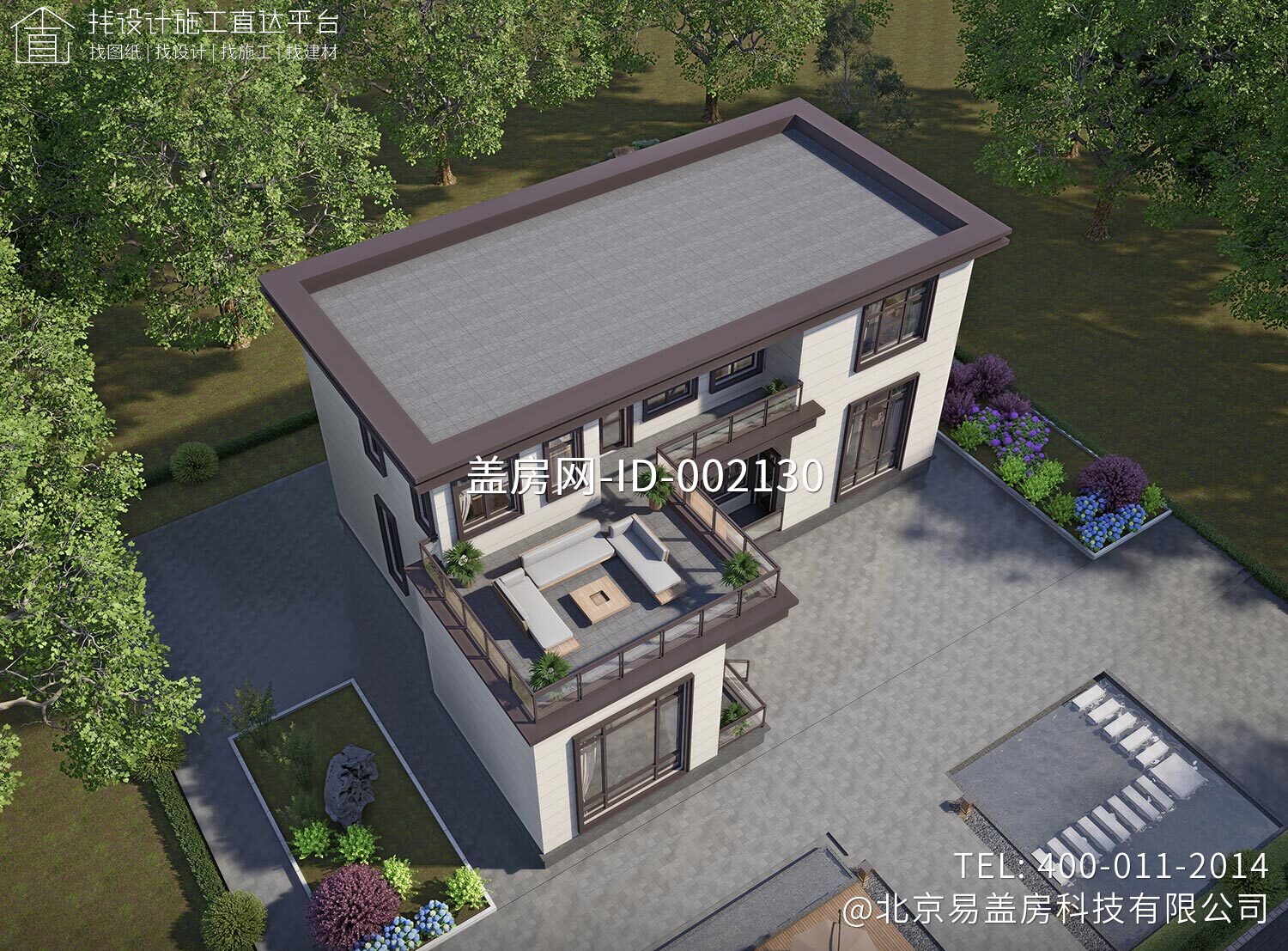 贵州六盘水雷家二层新中式别墅	