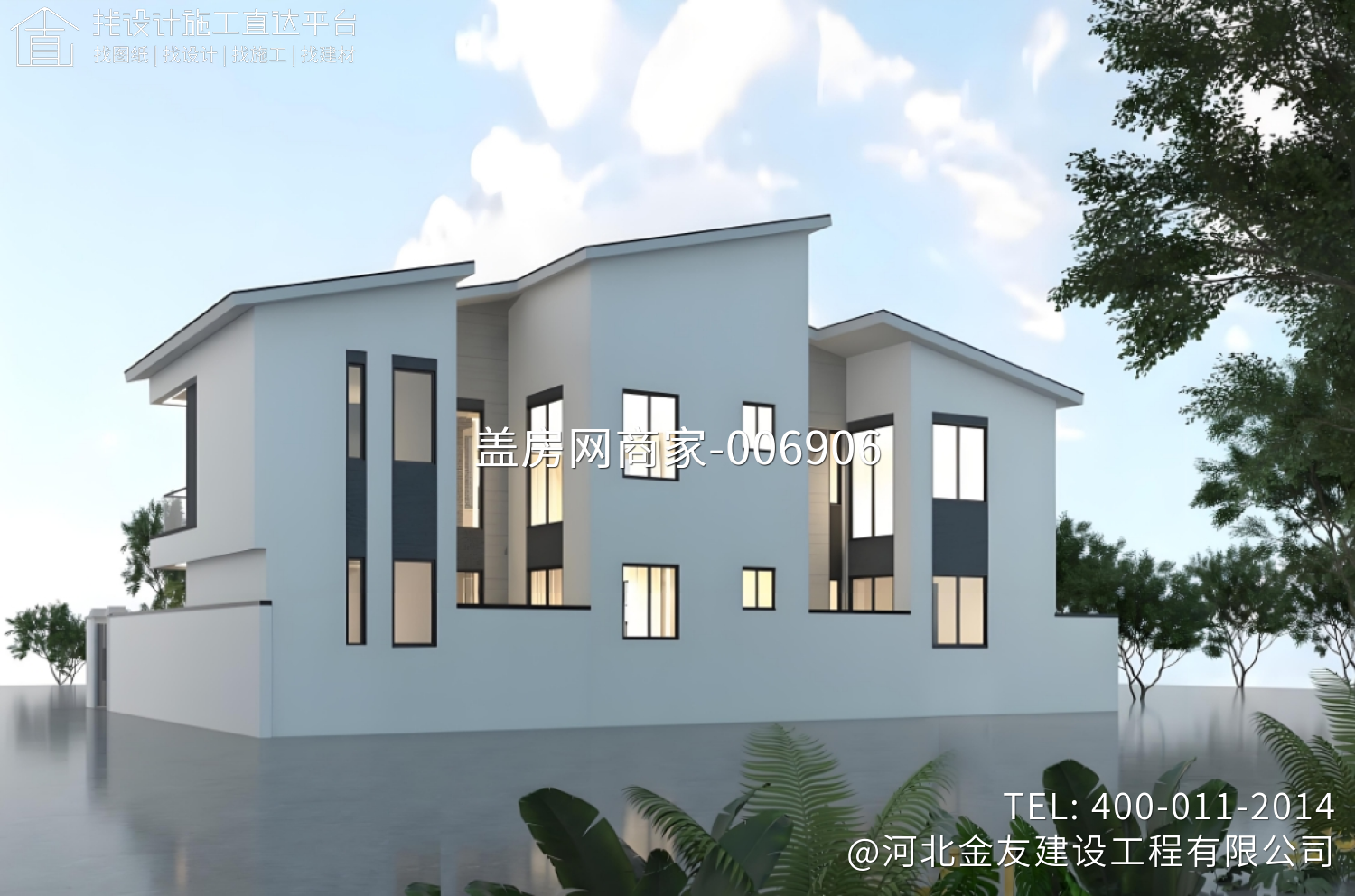 保定易县两层现代风格别墅