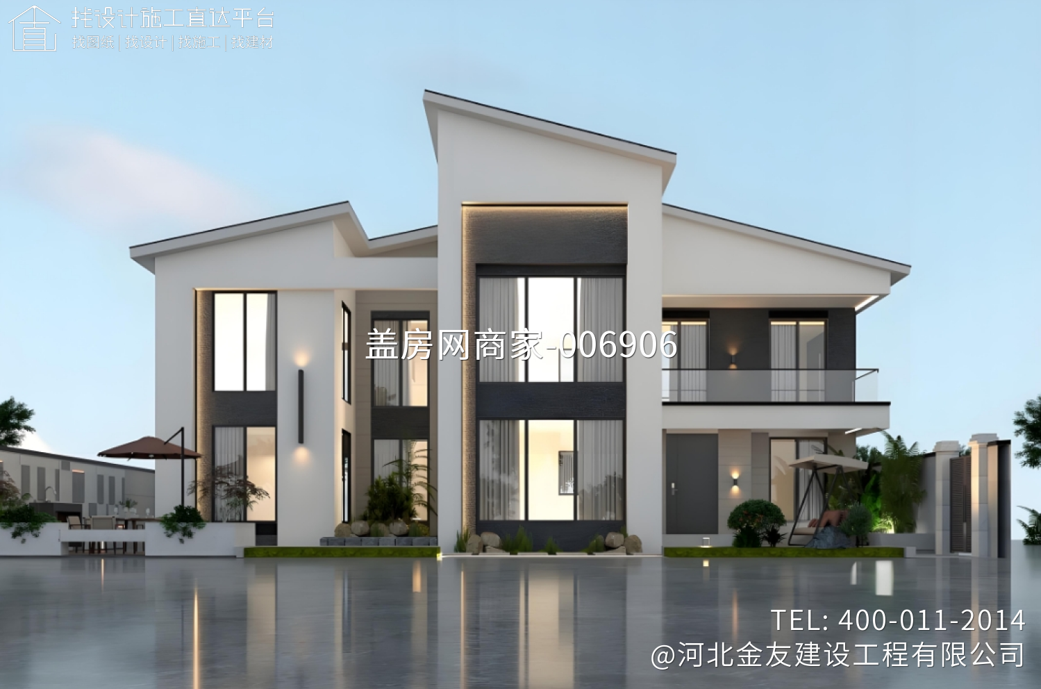 保定易县两层现代风格别墅