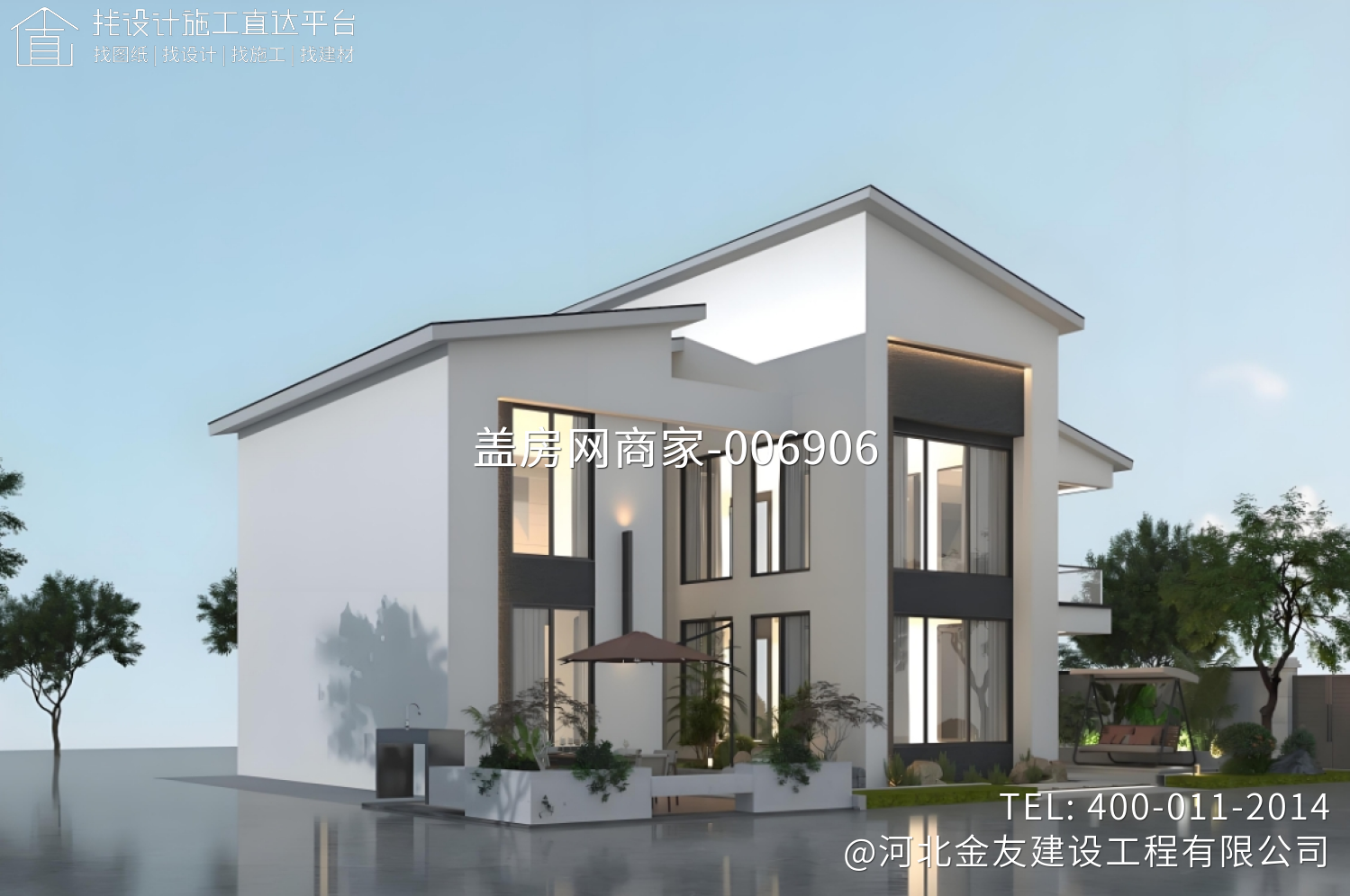 保定易县两层现代风格别墅