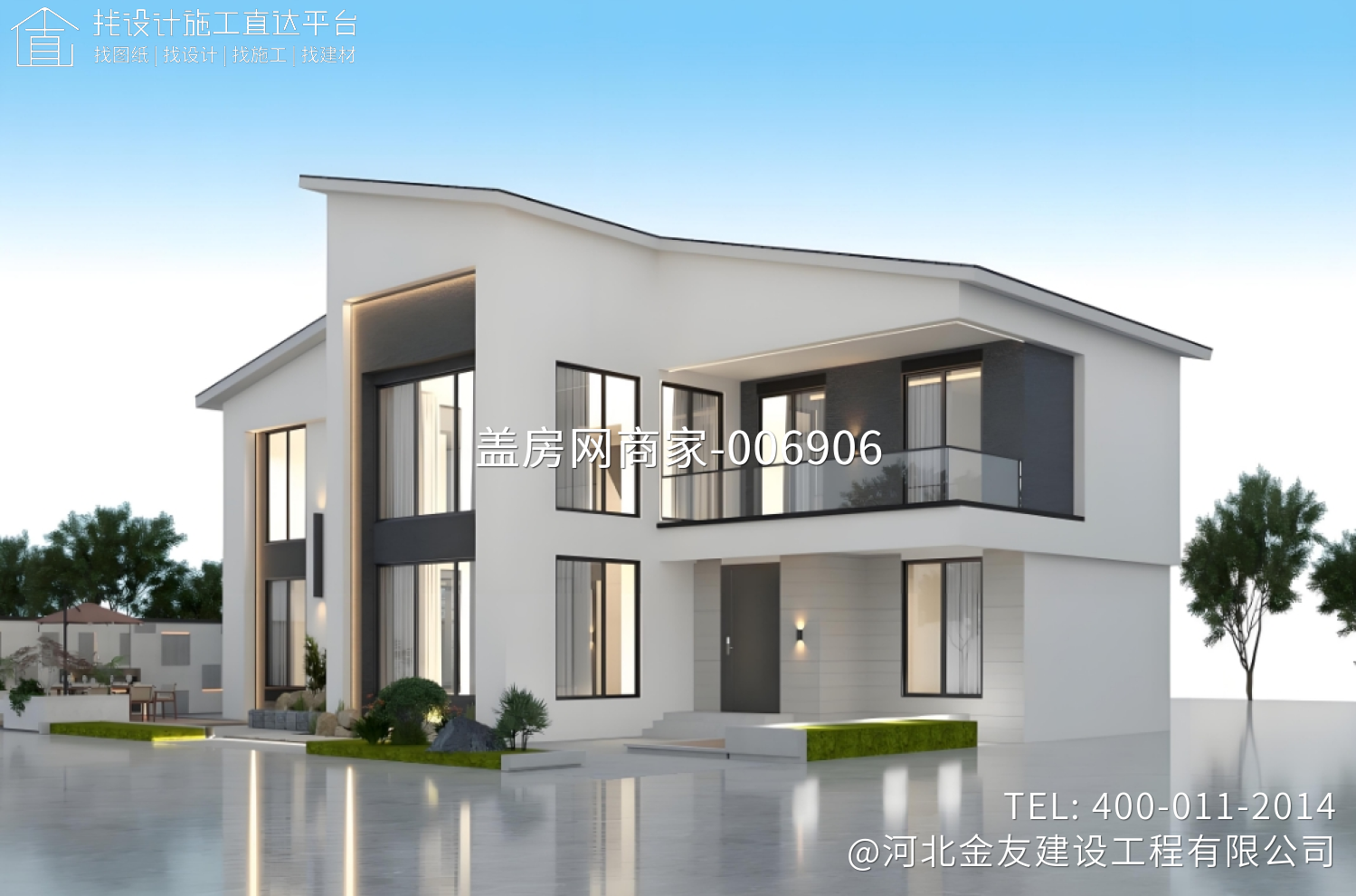 保定易县两层现代风格别墅