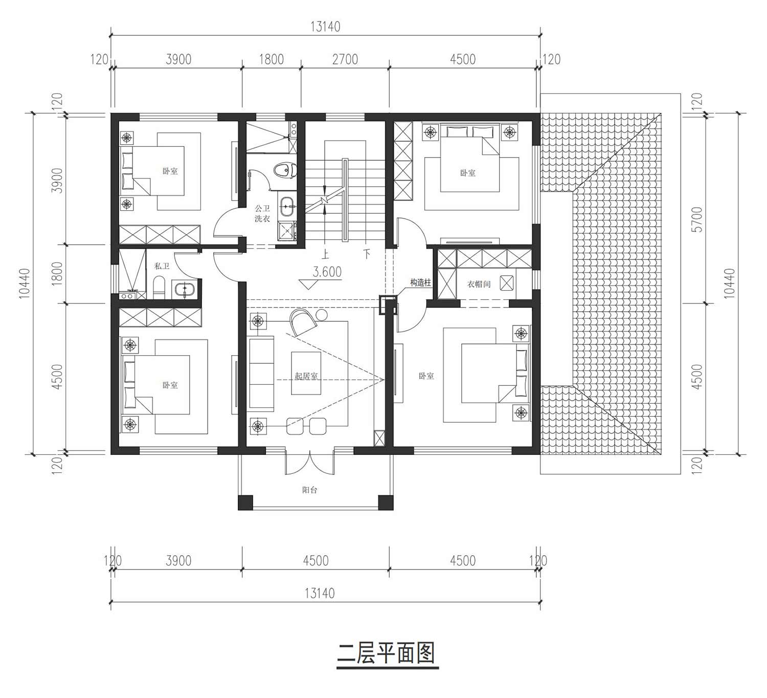 湖南张家界覃家二层新中式别墅	