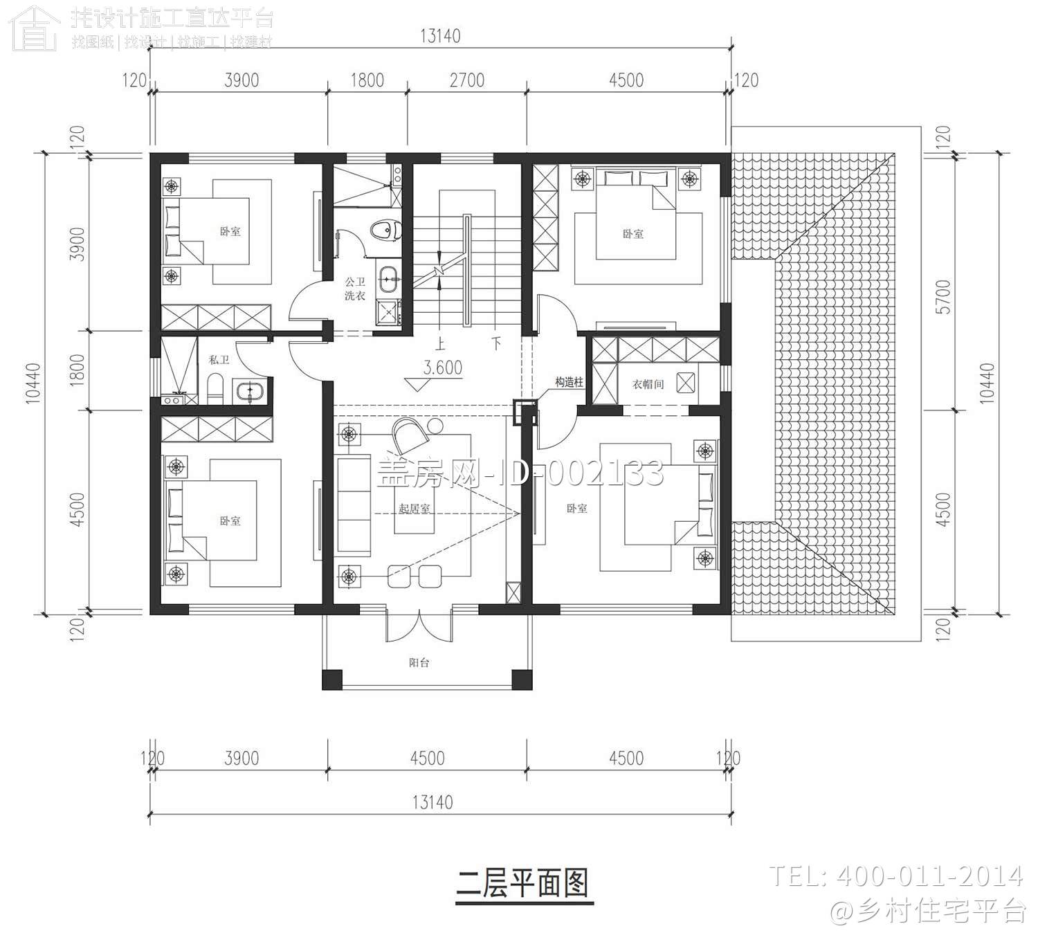 湖南张家界覃家二层新中式别墅	