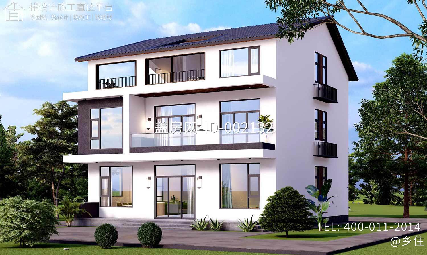 江苏苏州孟家三层现代自建别墅