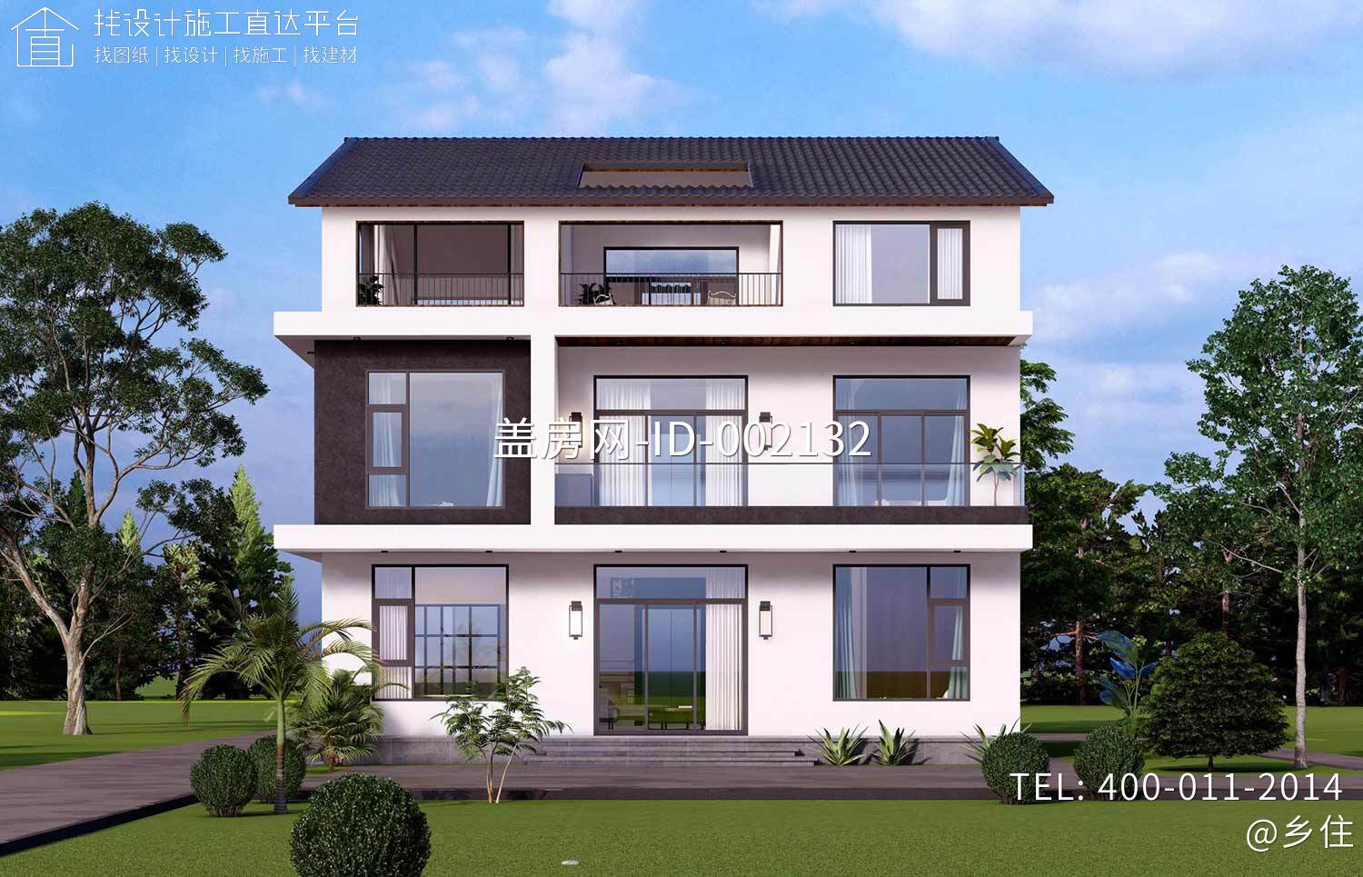 江苏苏州孟家三层现代自建别墅