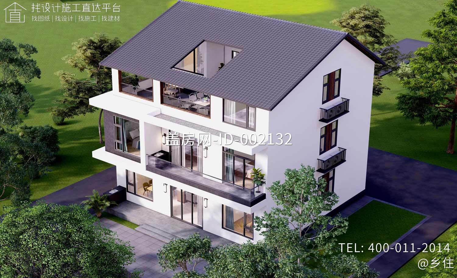 江苏苏州孟家三层现代自建别墅