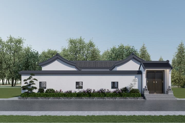 徽派仿古三合院