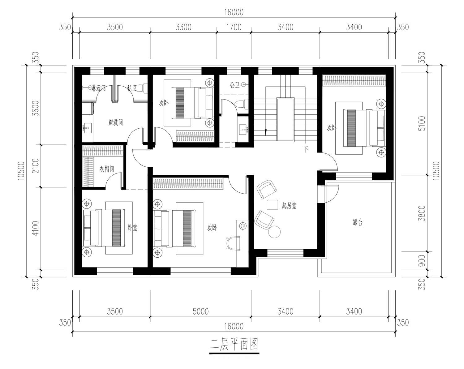 北京房山石楼镇二层新中式别墅	