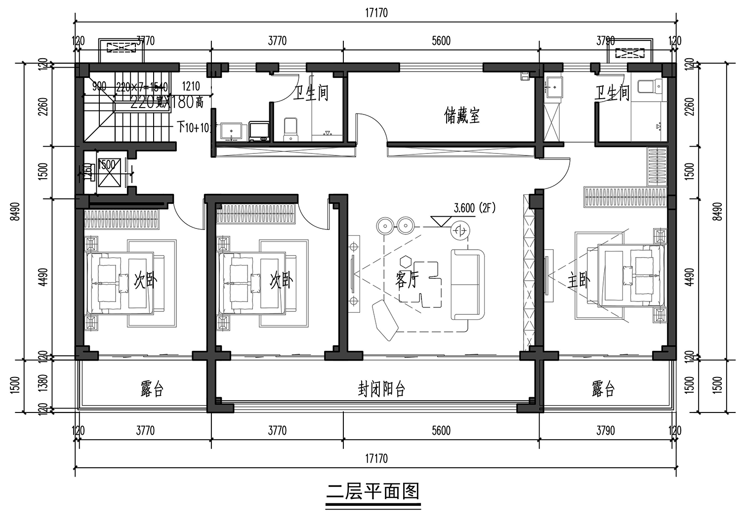 河南开封张家二层现代别墅	