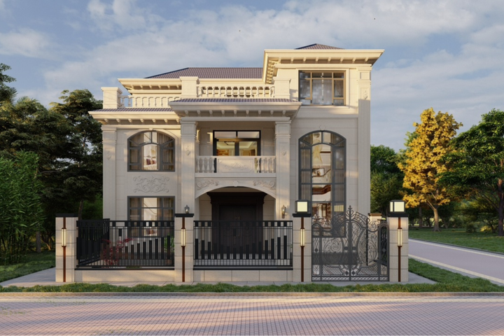 菏泽成武李府自建3层别墅