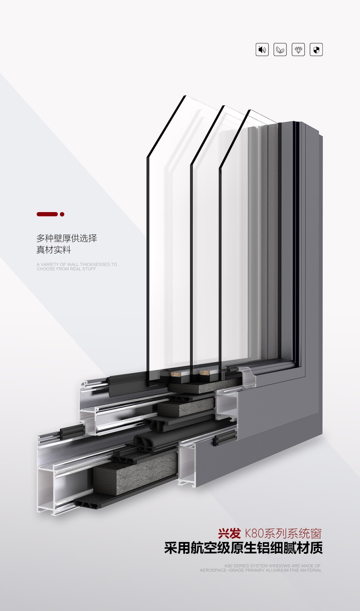 兴发K80系统门窗