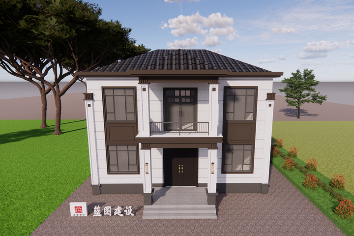 两层新中式别墅