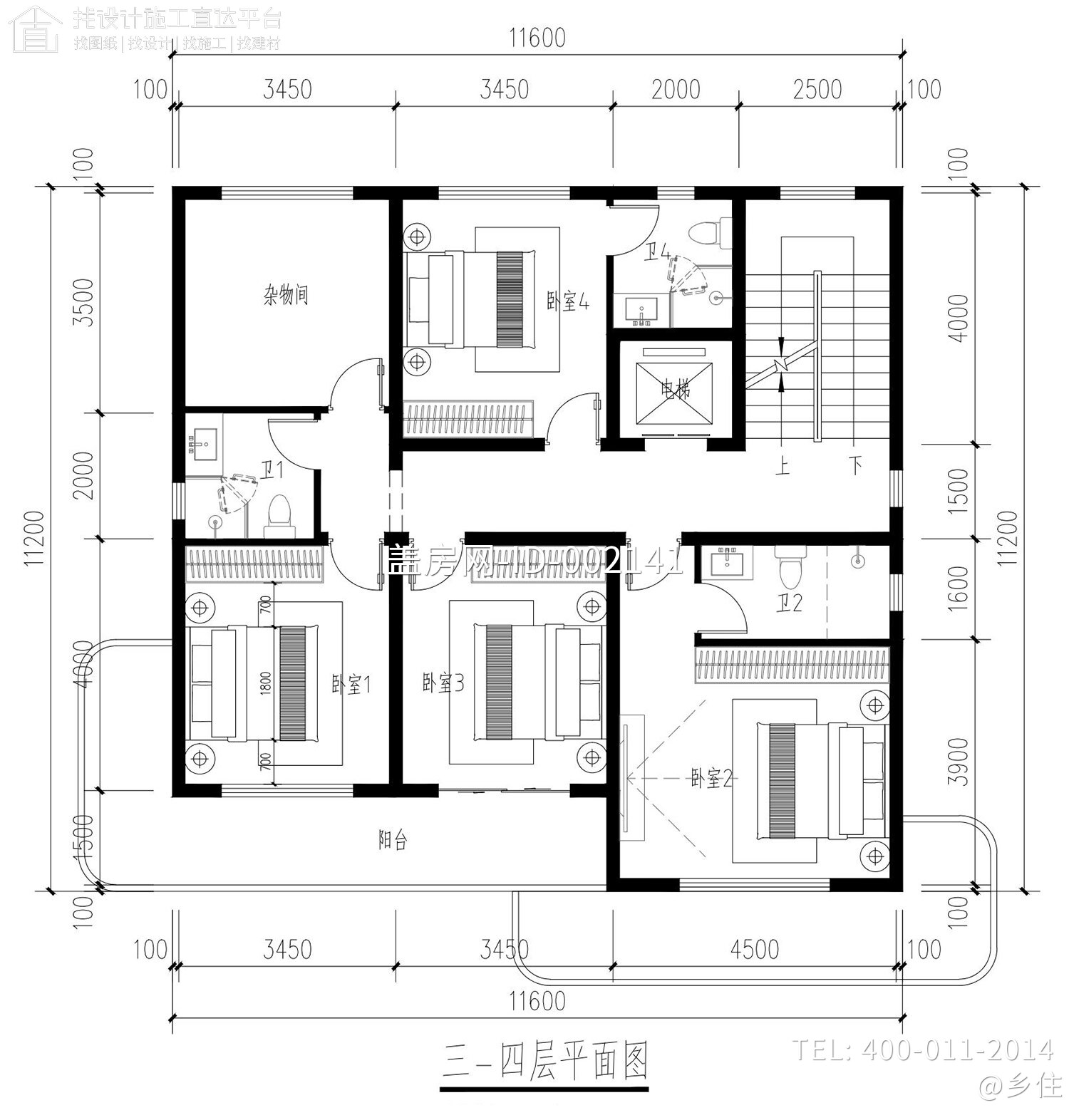 广西北海柯家六层现代别墅	