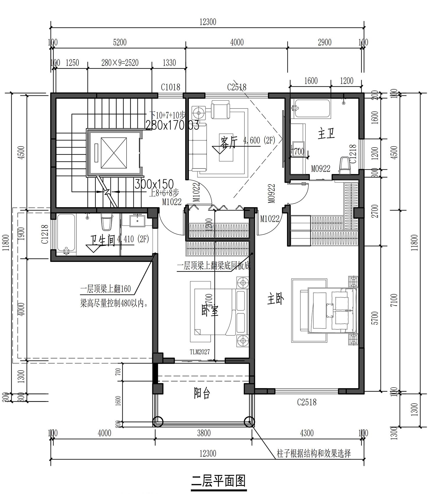 福建福清叶家三层欧式自建房图纸