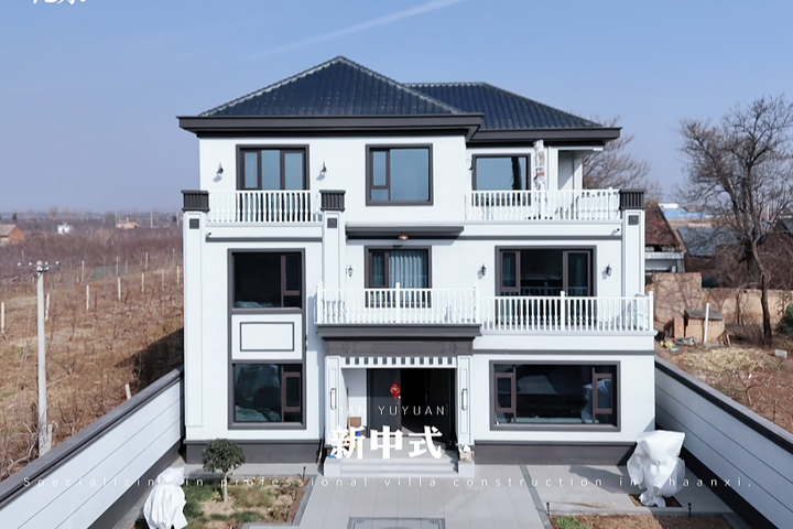 陕西省咸阳市礼泉新中三层式别墅
