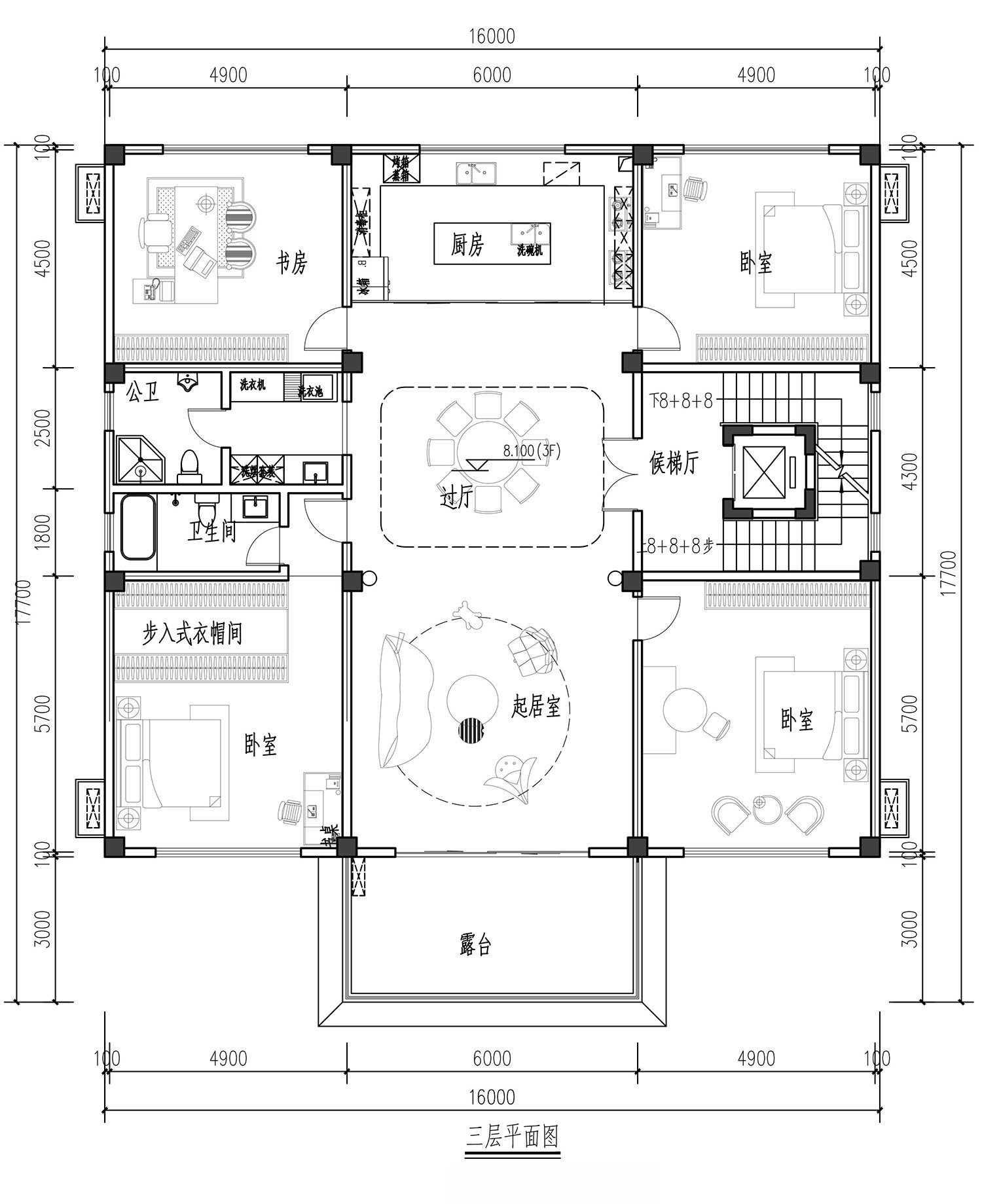 福建莆田辜家四层新中式自建别墅