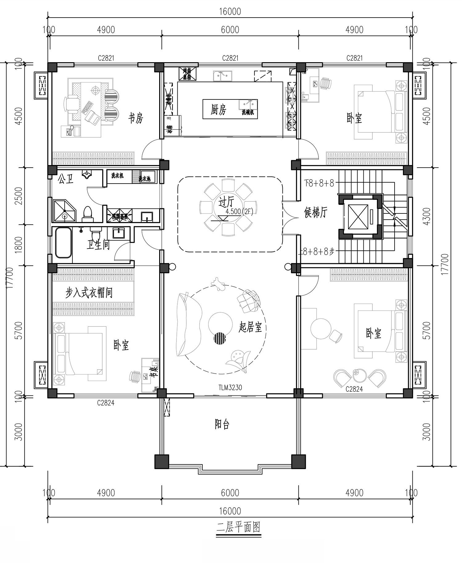 福建莆田辜家四层新中式自建别墅
